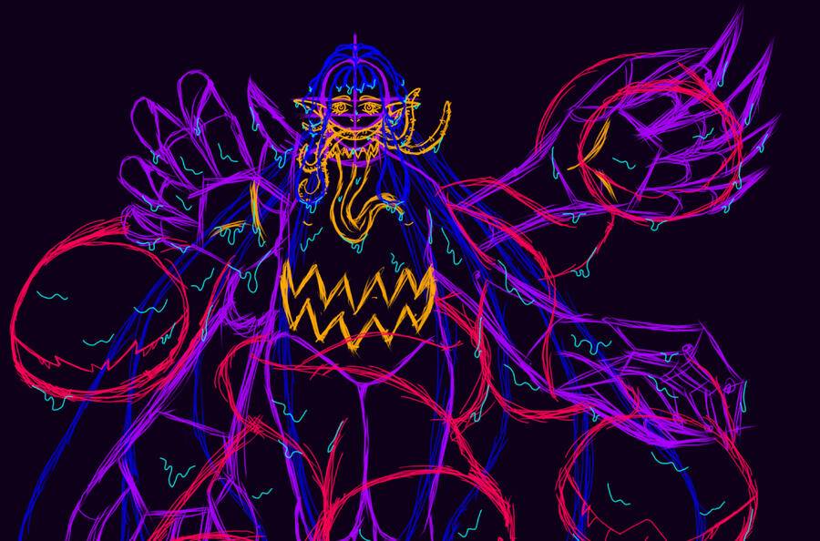 Humanoid [Knees Up] (Doodle)